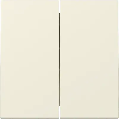 Gira Wippe 2fach System 55 creme glänzend (329501)