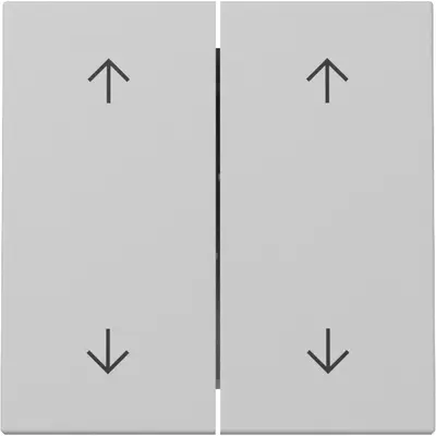 Gira Wippe Jalousieschalter 4-fach System 55 grau matt (3297015)