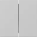 Gira Wippe 2fach gerade stehend System 55 grau matt (3495015)