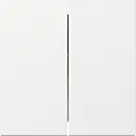 Gira Wippe 2fach gerade stehend System 55 weiß glänzend (349503)