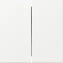 Gira Wippe 2fach gerade stehend System 55 weiß matt (349527)