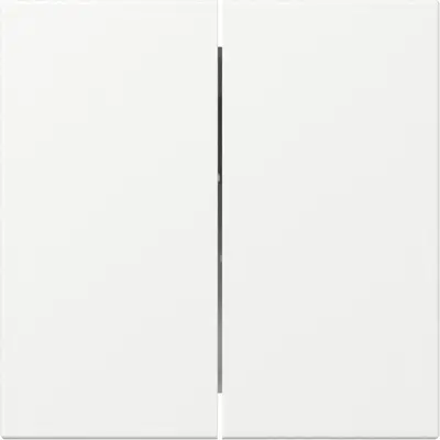 Gira Wippe 2fach gerade stehend System 55 weiß matt (349527)