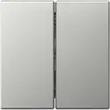 Gira Wippe 2fach gerade stehend System 55 edelstahl (3495600)