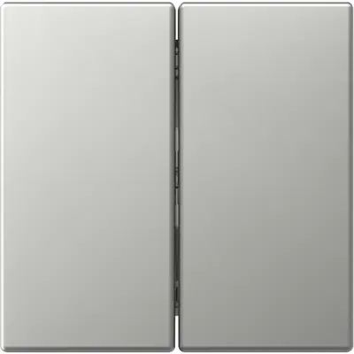 Gira Wippe 2fach gerade stehend System 55 edelstahl (3495600)