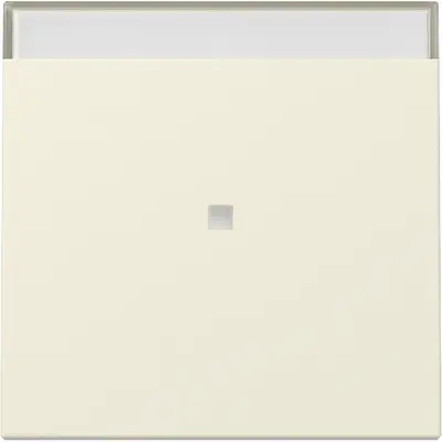 Gira Wippe mit Kontrollfenster und Beschriftungsfeld System 55 creme glänzend (367001)