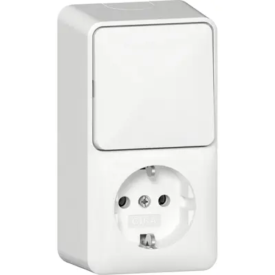 Gira combi uit-wis/wcd ra opb wt (417614)
