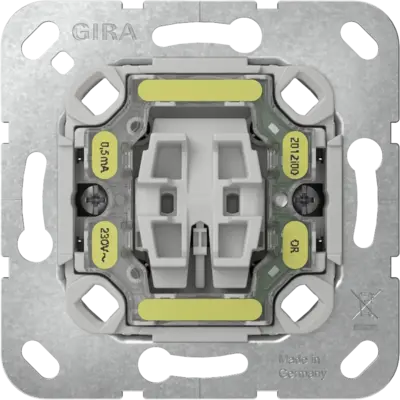 Gira Wechselschalter 16A Kontrollschalter mit Beleuchtungselement und Krallenbefestigung (318600)