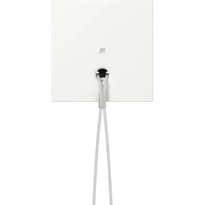 Gira Abdeckung mit Kontrollfenster für Zugschalter System 55 weiß matt (363827)