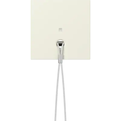 Gira Abdeckung mit Kontrollfenster für Zugtaster System 55 creme glänzend (363901)