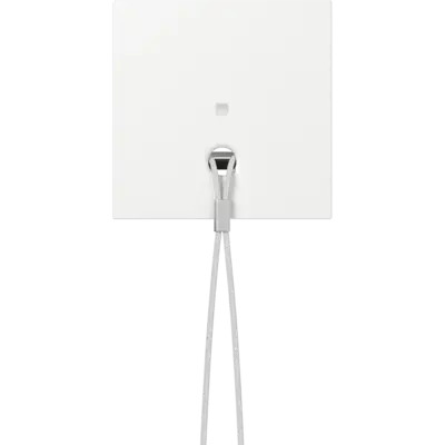 Gira Abdeckung mit Kontrollfenster für Zugtaster System 55 weiß glänzend (363903)