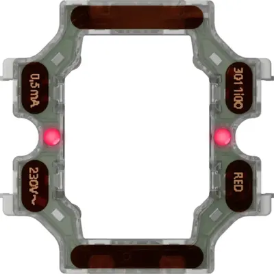 Gira LED-Beleuchtungselement 230 V Rot 0,5 mA Variante 3 für Serienschalter (3793011)