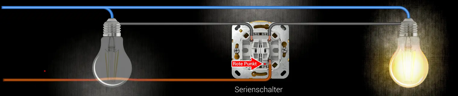 Gira Serienschaltung verdrahten / anschließen
