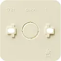 Gira montagepl. 1-fach AP Cremeweiß (008113)