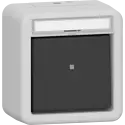 Gira Wipptaster wechsler 1-polig Komplett Aufputz IP66 (315631)