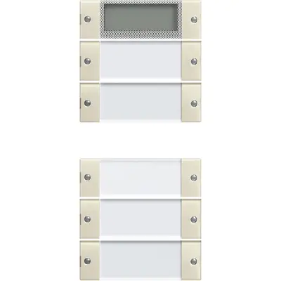 Gira Wippenset 5f Plus (2+3) BSF System 55 Klar/Cremeweiß (214501)