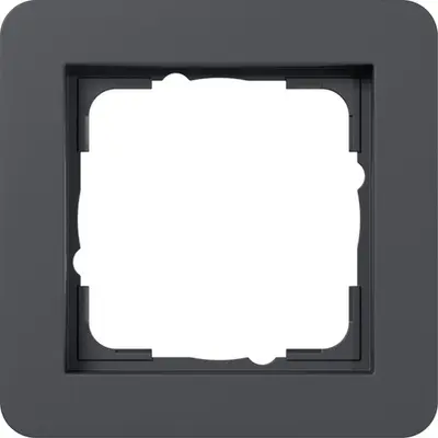 Gira Abdeckrahmen 1fach E1 anthrazit matt (0211152)