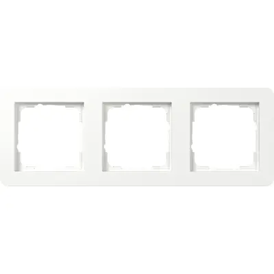 Gira Abdeckrahmen 3fach E1 weiß matt (0213151)