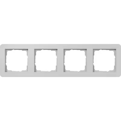 Gira Abdeckrahmen 4fach E1 grau matt (0214154)