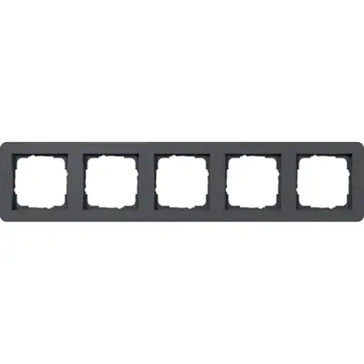Gira Abdeckrahmen 5fach E1 anthrazit matt (0215152)