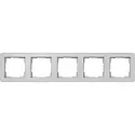 Gira Abdeckrahmen 5fach E1 grau matt (0215154)