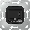 Gira USB-Ladegerät Typ C Power Delivery 65 W schwarz (236300)