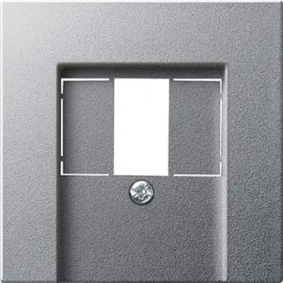 Gira Abdeckung für USB-Spannungsversorgung PD System 55 aluminium matt (037626)