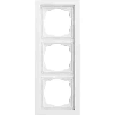 Gira Abdeckrahmen 3-fach F200 flach weiß matt (0213725)