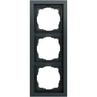 Gira Abdeckrahmen 3-fach F200 flach anthrazit matt (0213735)