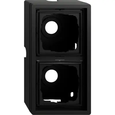 Gira Aufputzdose F100 2-fach mattschwarz (0062174)