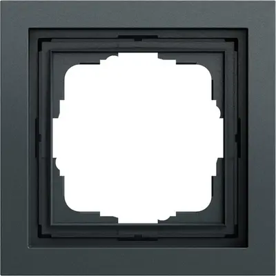 Gira Abdeckrahmen 1-fach F200 flach anthrazit lackiert (0211735)