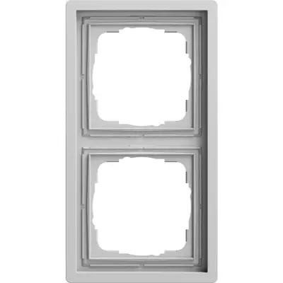 Gira Abdeckrahmen 2-fach F100 Grau matt (0212176)