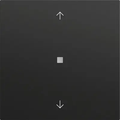 Gira KNX RF Bedienaufsatz Pfeilsymbole System 70 schwarz matt (510574)