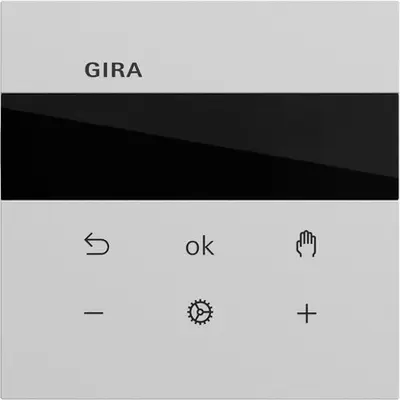 Gira System 3000 Bluetooth-Thermostatknopf System 70 mattgrau (539476)