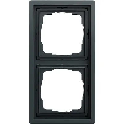 Gira Abdeckrahmen 2-fach F100 anthrazit matt (0212173)