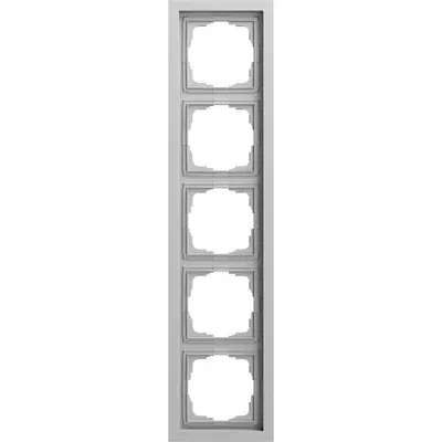 Gira Abdeckrahmen 5-fach F200 grau matt (021576)