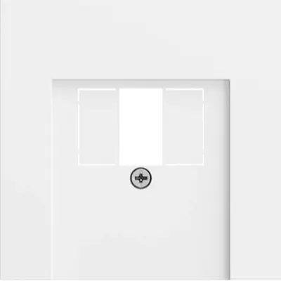 Gira Zentralplatte für TAE und USB System 70 weiß matt (027672)