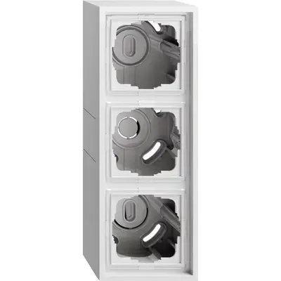 Gira Aufputzdose 3-fach F300 weiß glänzend (106380)
