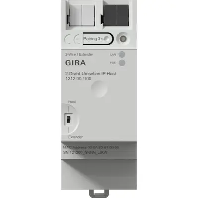 Gira 2-dr-omzetter ip host (121200)