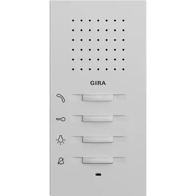 Gira Audio-Wohnungsstation Aufputz System 70 grau matt (125076)