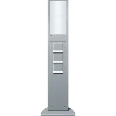 Gira e-zuil licht+3x 769mm alu (134226)