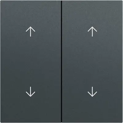 Gira Wippe Jalousieschalter 4-fach System 70 anthrazit matt (329773)