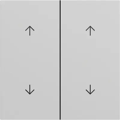 Gira Wippe Jalousieschalter 4-fach System 70 grau matt (329776)
