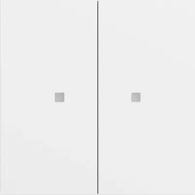 Gira Gira One/KNX Tastsensor mit Wippe 2-fach System 70 Reinweiß matt (517372)