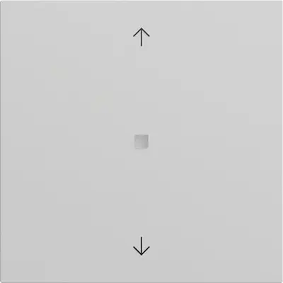 Gira Bluetooth Jalousie-/Tastdimmeraufsatz mit Pfeilsymbolen System 3000 System 70 Grau matt (538276)