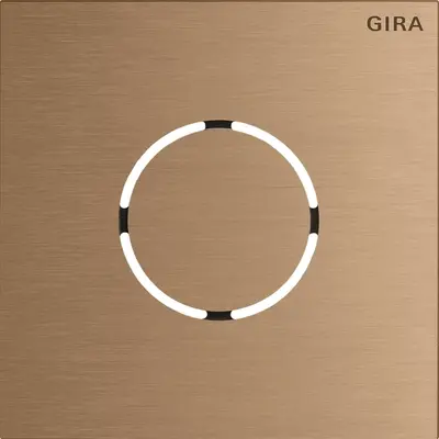 Gira frontpl. spraakmod. s106 brons (5578921)
