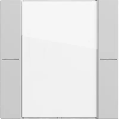 Gira wippenset 1-voudig met tekstkader voor tastsensor 4.70 grijs mat (577176)