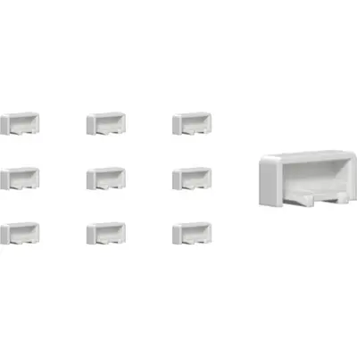Gira eindkap faserail (x10) (831500)