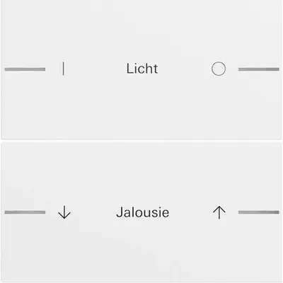 Gira wip voor wippenset 2-voudig individueel voor tastsensor 4.70 wit glans (862270)