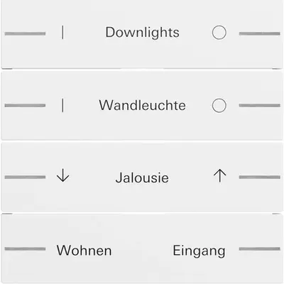 Gira wip voor wippenset 4-voudig individueel voor tastsensor 4.70 wit glans (862470)