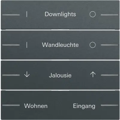 Gira wip voor wippenset 4-voudig individueel voor tastsensor 4.70 antraciet mat (862473)
